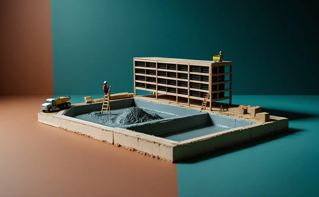 Miniatuur diorama-illustratie bij artikel 'AI-bubbel of niet? Er gaat dit jaar 1 biljoen dollar in om'