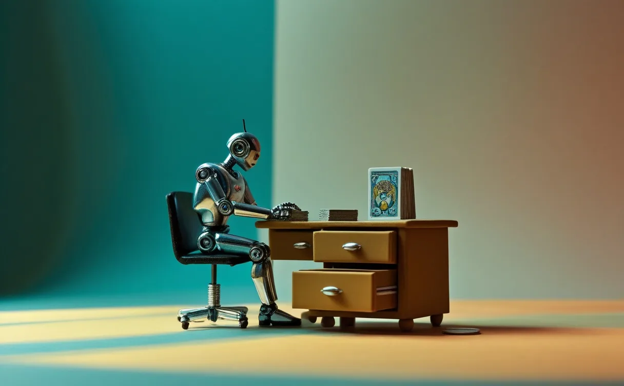 Miniatuur diorama-illustratie bij artikel 'AI-crypto-trading-agents: het verborgen risico achter de 24/7-winstbelofte'