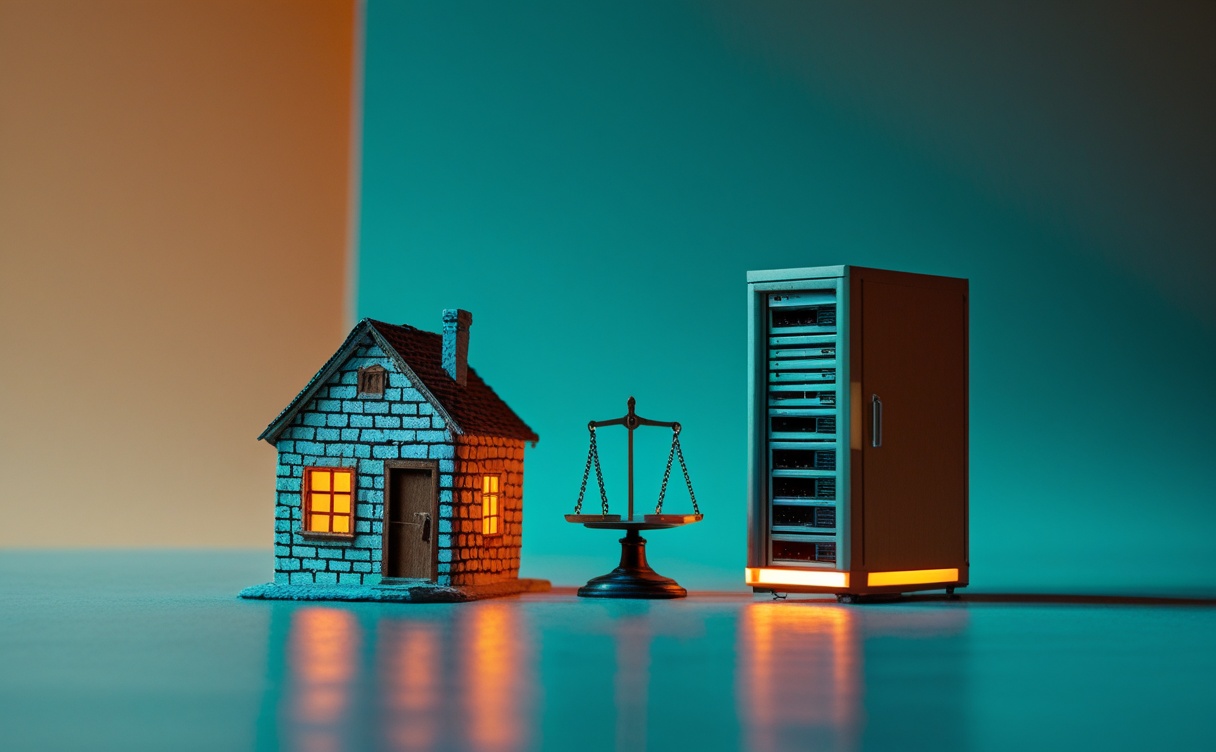 Miniatuur diorama-illustratie bij artikel '60 miljoen aardbevingsgeld naar de AI-fabriek: wat krijgt Groningen terug?'