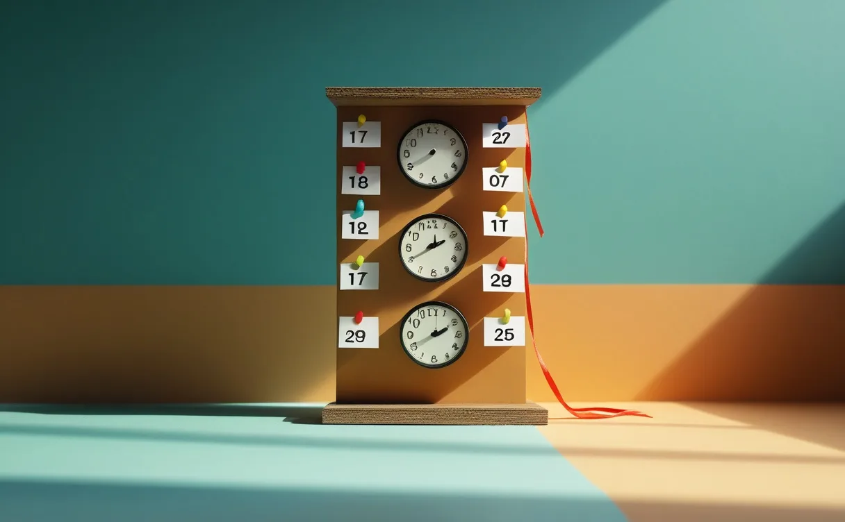 Miniatuur diorama-illustratie bij artikel 'AI Feature Tijdlijn: alle grote updates van OpenAI, Claude, Gemini en Meta'