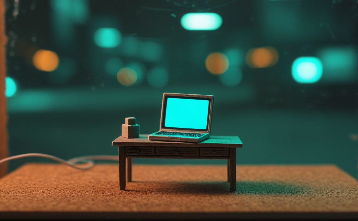 Miniatuur diorama-illustratie bij artikel 'AI in je browser, zonder server: hoe WebGPU en kleine modellen de inferentie verplaatsen'
