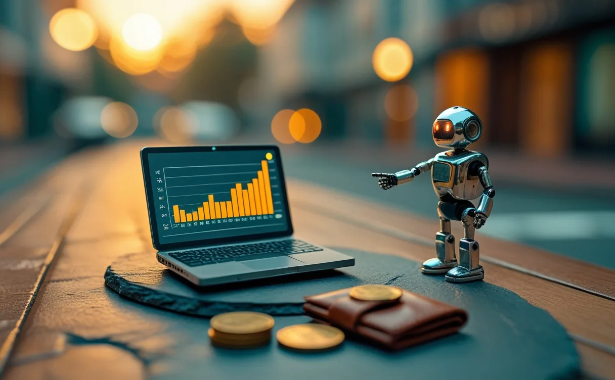 Miniatuur diorama-illustratie bij artikel 'AI voor je geld: grip op budget, sparen en abonnementen'