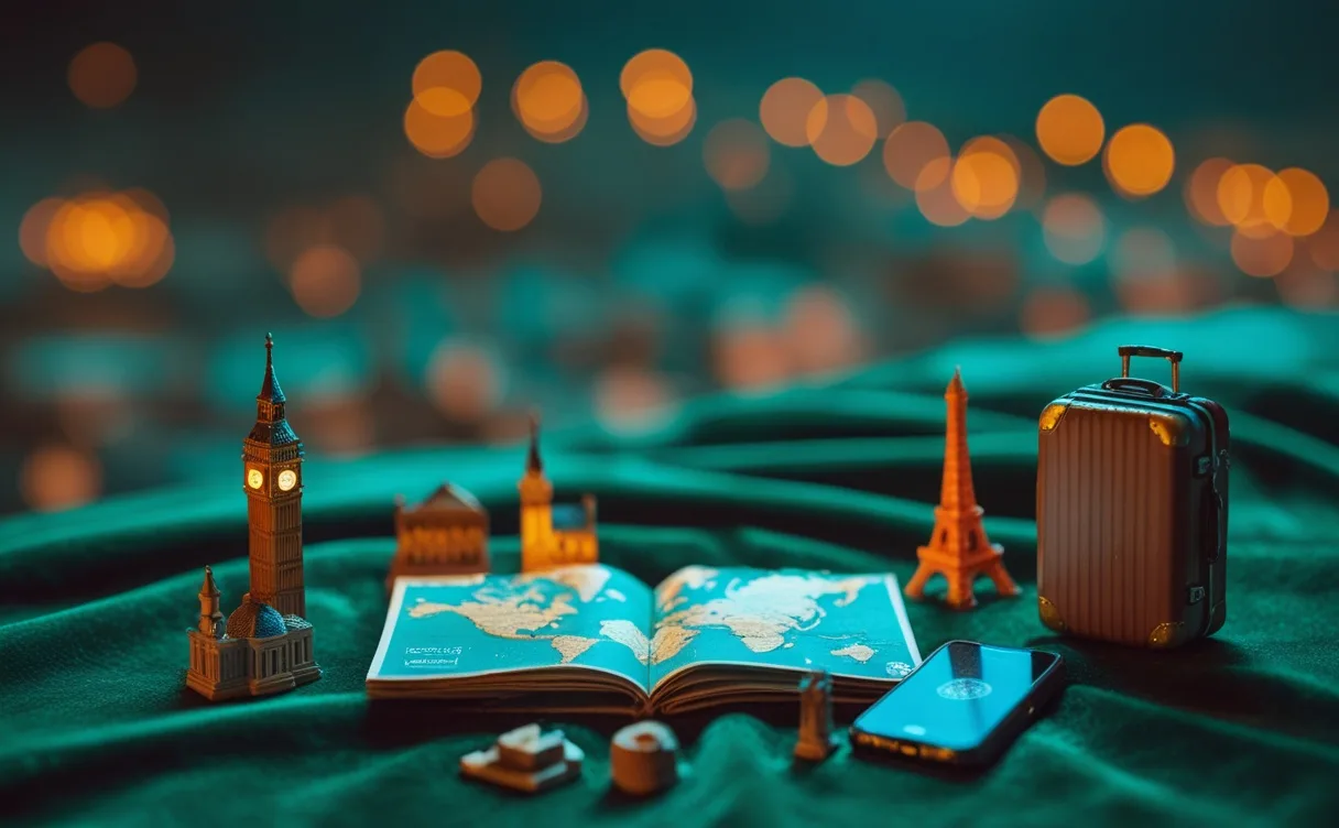 Miniatuur diorama-illustratie bij artikel 'AI je reis laten plannen: 3 manieren die echt werken'