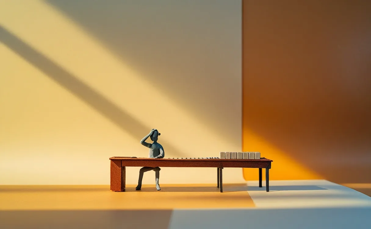 Miniatuur diorama-illustratie bij artikel 'AI maakt werk mentaal zwaarder: wat het TNO-onderzoek echt zegt'