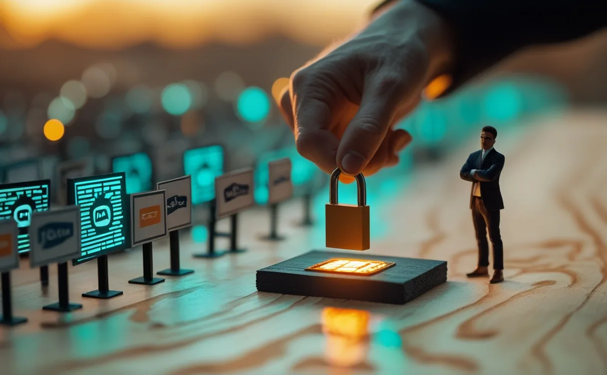Miniatuur diorama-illustratie bij artikel 'Anthropic over open-weight AI: 'wij willen geen verbod''