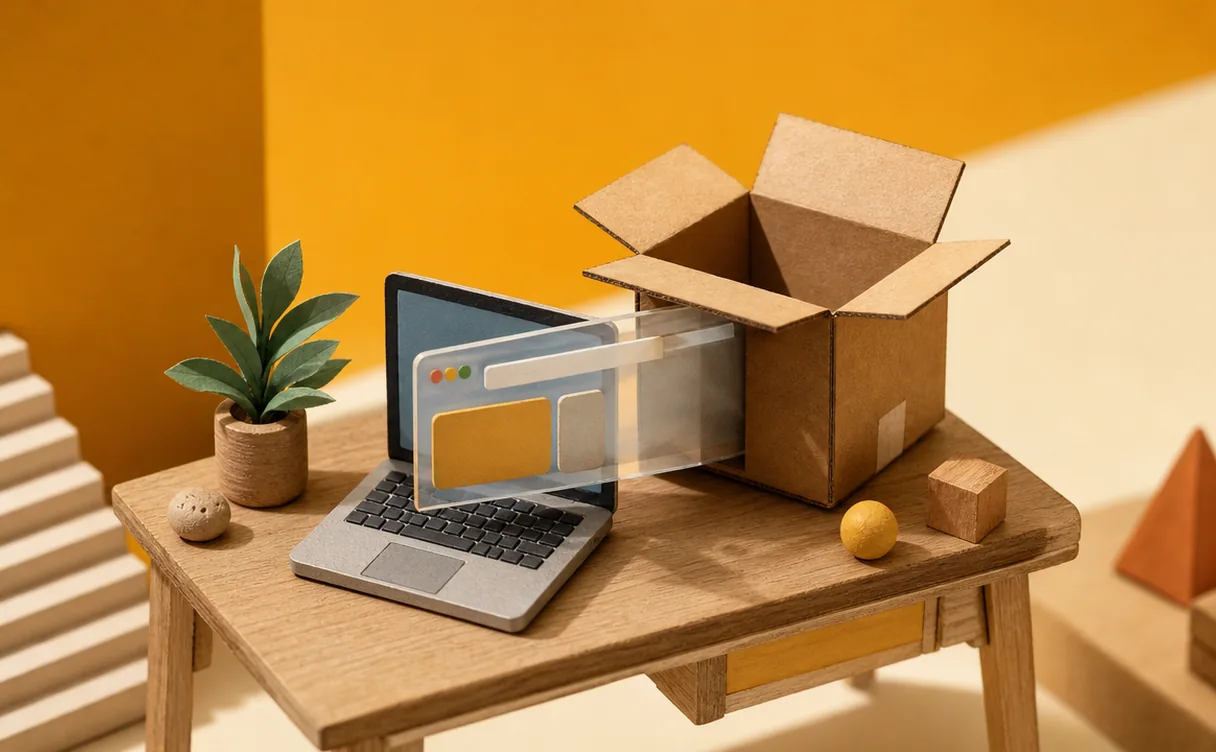 Miniatuur diorama-illustratie bij artikel 'Claude Desktop: downloaden, installeren en wat het gratis kan'