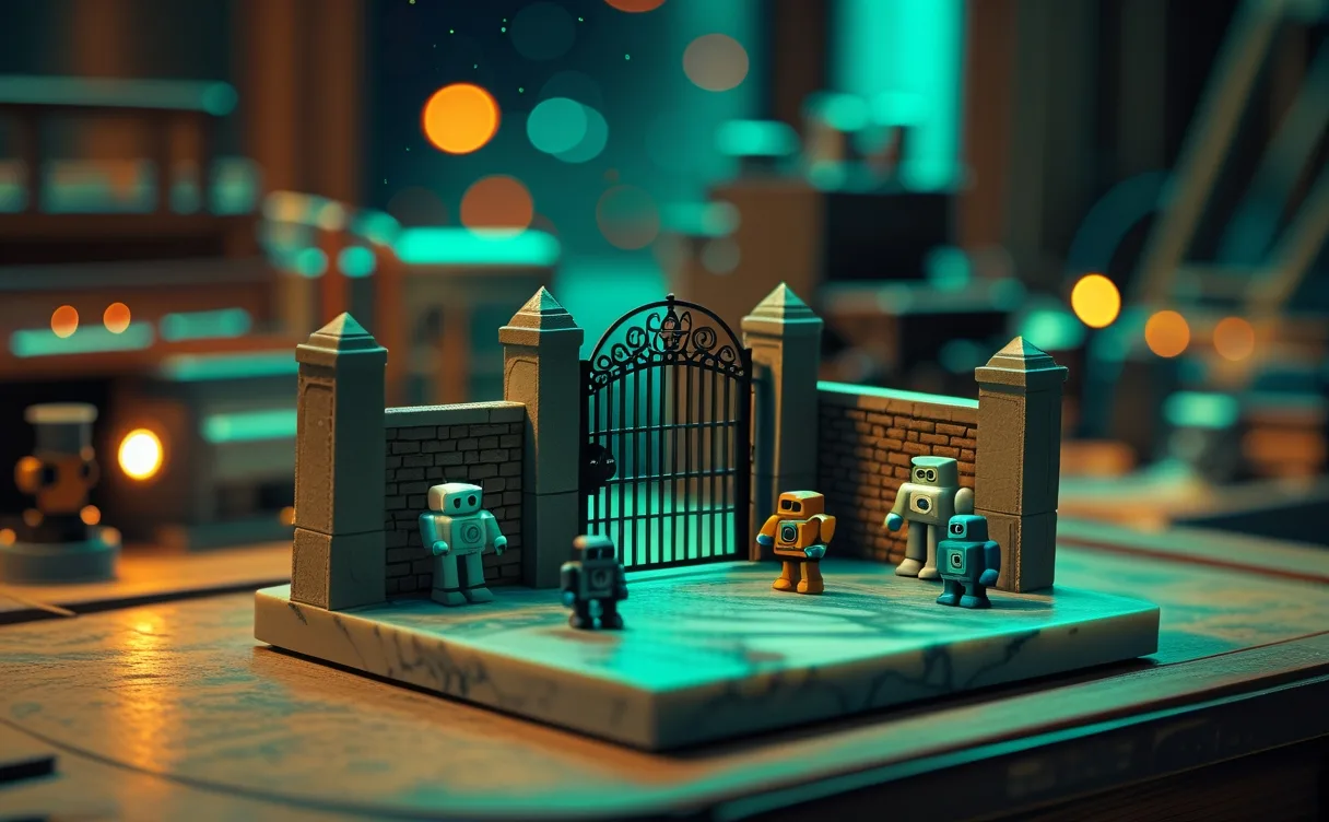 Miniatuur diorama-illustratie bij artikel 'EU dwingt Meta: WhatsApp moet weer andere AI-chatbots toelaten'