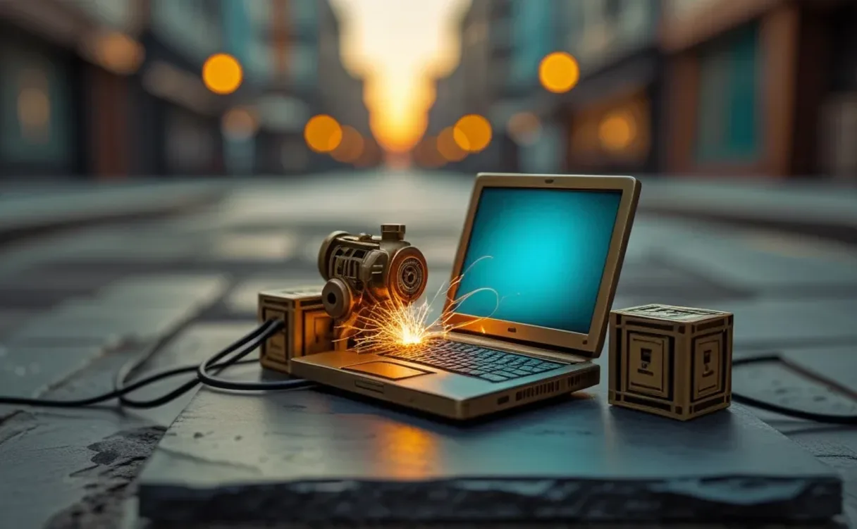 Miniatuur diorama-illustratie bij artikel 'Gemini Spark: Google's 24/7 AI-agent en NL-impact'