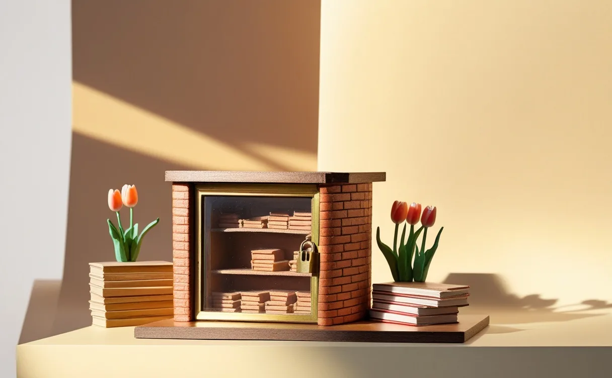 Miniatuur diorama-illustratie bij artikel 'GPT-NL is klaar voor gebruik: het Nederlandse taalmodel dat als enige aan de AVG voldoet'
