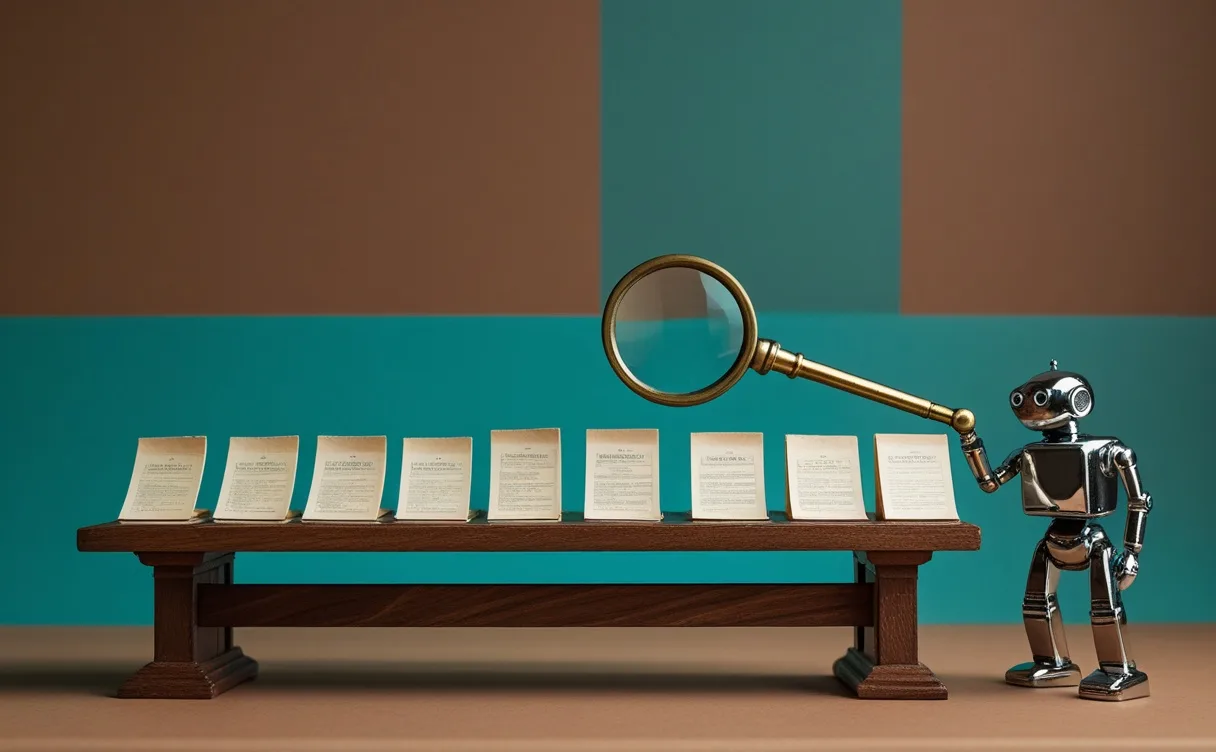 Miniatuur diorama-illustratie bij artikel 'Hogeschool Ede controleert hele lichting na AI-fraude bij afstuderen'