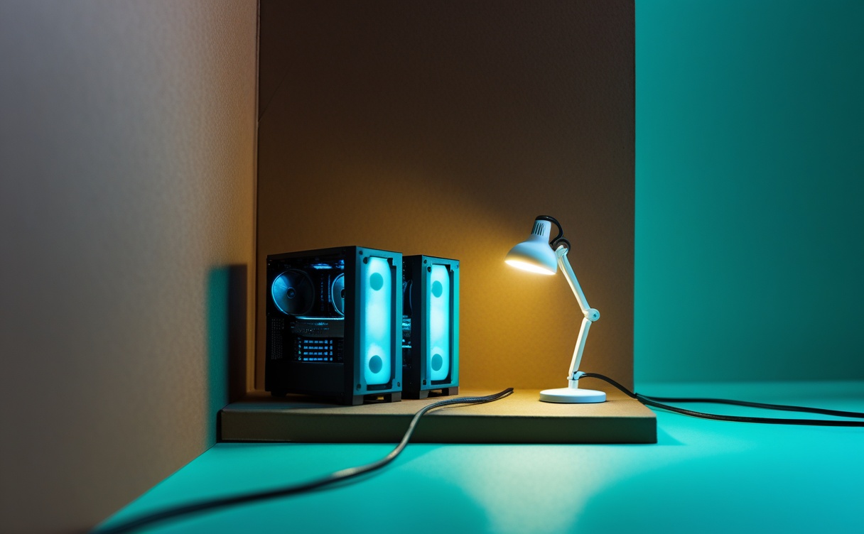 Miniatuur diorama-illustratie bij artikel 'Lokale LLM's draaien: Bitcoin-ontwikkelaar schrijft dé hardwaregids van 2026'