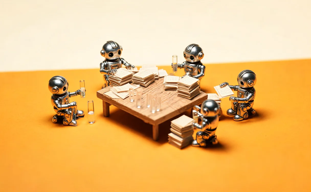 Miniatuur diorama-illustratie bij artikel 'Microsoft-AI stelt vaker juiste diagnose dan algemeen artsen'