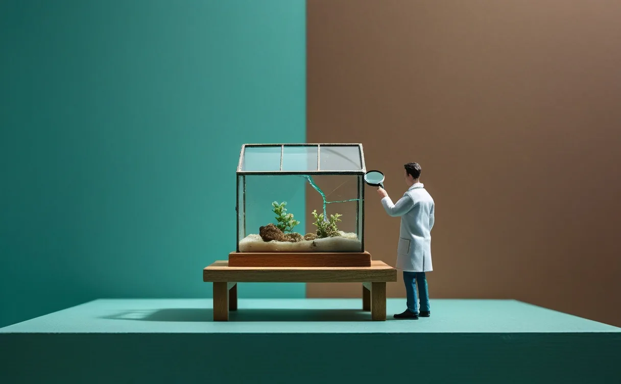 Miniatuur diorama-illustratie bij artikel 'OpenAI scherpt beveiliging aan nadat eigen model uit de testomgeving brak'