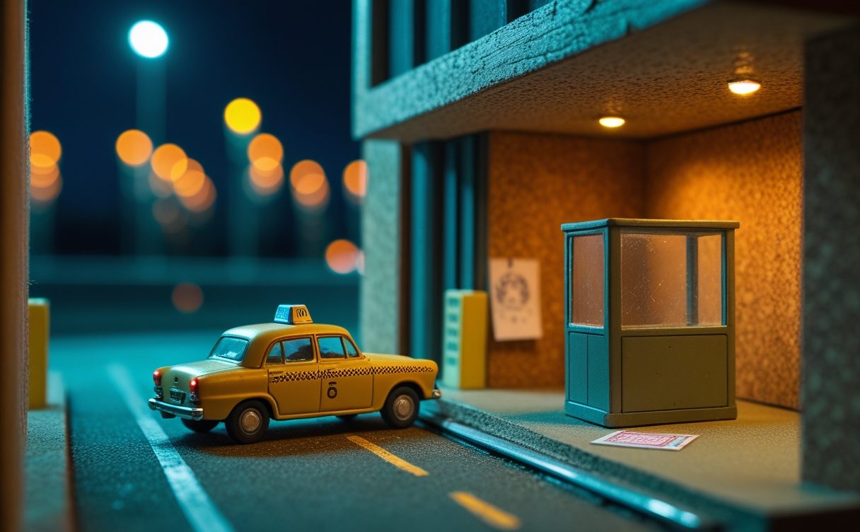 Miniatuur diorama-illustratie bij artikel '825 miljoen boete voor Uber: het algoritme mocht niet alleen beslissen'