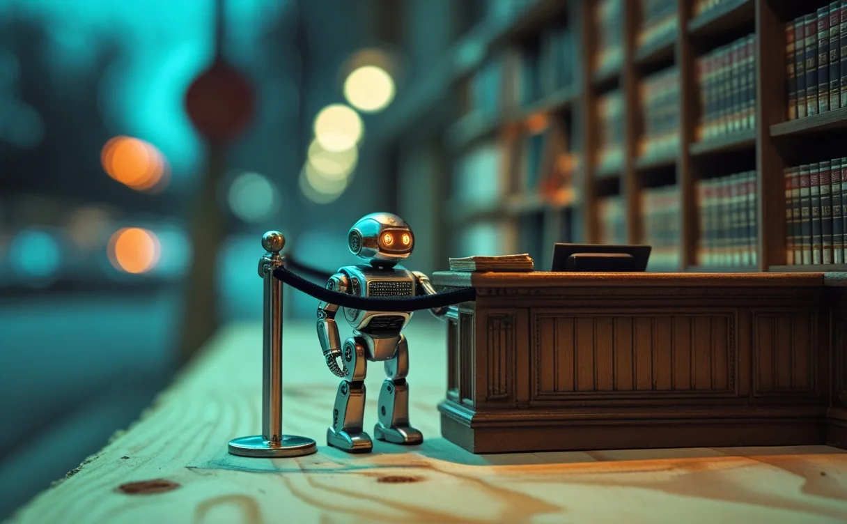 Miniatuur diorama-illustratie bij artikel 'Wikipedia verbiedt AI-geschreven artikelen: wat dat zegt over wat jij online leest'